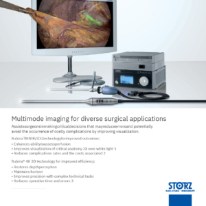 Karl Storz Rubina 4K 3D Camera System with ICG/NIR Tech